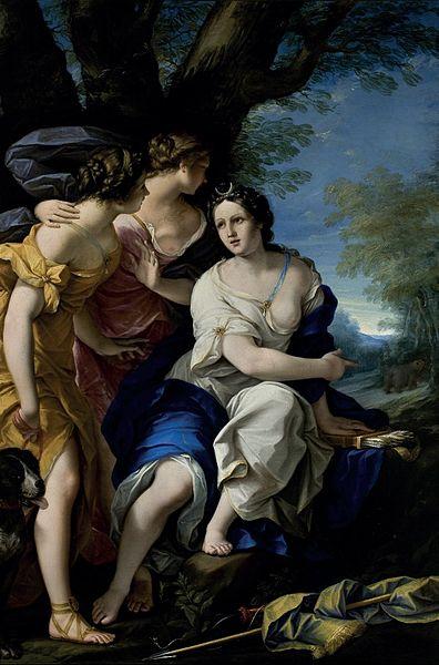 Stefano Torelli Diana and nymphs oil painting image